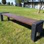 Hyde park benk uten rygg parkbenk benker utebenk hagebenk resirkulert plast blomsterkasseriet 213.jpg