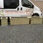 Store isolerte blomsterkasser i impregnert furu Blomsterkasseriet plantekasser blomsterkasse terrassekasse vintergrønt plantekasse stor 1 takterrasse 