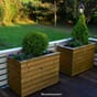 Store isolerte blomsterkasser plantekasser plantekasse trekasser terrasse uteservering sameie blomsterkasseriet.jpg