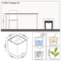 CUBE Cottage 40 mål størrelse plantekasse krukke.jpg