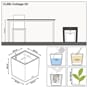 CUBE Cottage 50 plantekasse mål størrelse volum.jpg