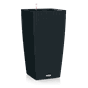 CUBICO Cottage 40 graphite sort plantekrukke blomsterkrukke høy svart rotting selvvanning terrasse lechuza.png