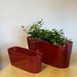 Delta 10 delta 20 plantekrukke selvvanningskar blomsterpotter krukker potter lechuza rød blomsterkasseriet.jpg