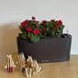 Delta 20 espresso metallic plantepotte krukke plantekar brun blomsterpotte avlag krukke selvvanning lechuza blomsterkasseriet.jpg