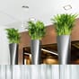 DELTA 30 antrastitt kullgrå selvvanningspotte blomsterkasseriet lechuza kontor hotel restaurant lobby.jpg