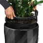 Lechuza diamante plantekrukke designpotte sort svart høy elegant blomsterkasseriet 4.jpg