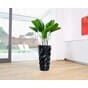 Lechuza diamante plantekrukke designpotte sort svart høy elegant blomsterkasseriet.jpg
