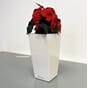 Maxi cubi høy smal plantekrukke krukke potte lechuza hvit selvvanningspotte blomsterkasseriet.jpg