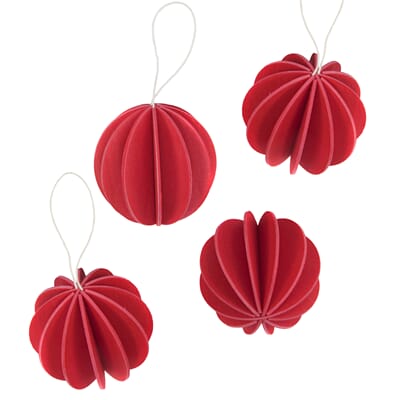 lovi-baubles-original-6cm-bright-red julekuler ornamenter dekor interiør julepynt kuler.jpg