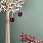 Lovi original julekuler 4cm dekor interiør advent juledekor blomsterkasseriet kuler kul mørkerød.jpg