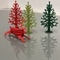 Lovi reinsdyr juledekor interiør adventspynt rein reinsdyrflokk rød knallrød julepynt julebord grantre julegran grønn adventstid blomsterkasseriet 4 k