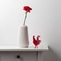 Lovi rooster hane haner dekor interiør design hjem rød knallrød 2.jpeg
