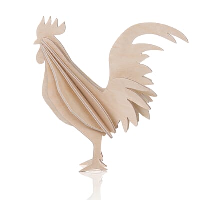 lovi-rooster-natural-wood hane haner trefarge fugl dekor interiør design.jpg