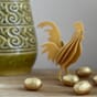 Lovi rooster trefarge hane haner dekor interiør figur fugl dyr.jpg