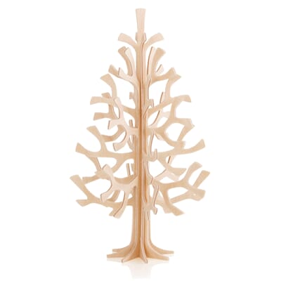 Lovi Spruce grantre juletre dekortre 14cm naturlig trefarge natural wood.jpeg