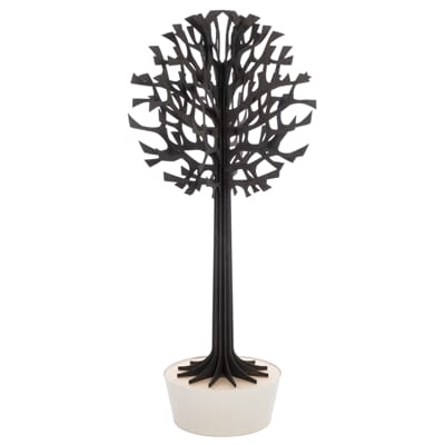 lovi tre 135cm sort med hvit metall potte krukke dekortre interiør design dekor blomsterkasseriet trær offentlige rom.jpg