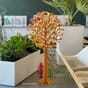 Lovi tre 55cm varmgul dekortre interiør design dekorasjon pyntegjenstand bjørkefiner dekor blomsterkasseriet 2.jpg