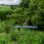 Tivoli utebord hagebord piknikkbord bord blå grå.12png.png