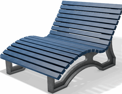 Aveto solstol blå utkikksstol turstol natursti hagestol. parkbenk.png