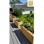 Isolerte blomsterkasser i sibirsk lerk Blomsterkasseriet blomsterkasse blomster planter terrasse veranda blomlådor plantekasser isfjorden romsdal somm