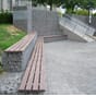 Benkeplanke benkeplanker classic parkmiljø parkbenk lag selv material bjelker benkeplate uterom bymiljø brun.jpg