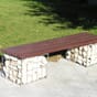 Benkeplanker benkeplanke material resirkulert plast brun parkbenk utemiljø parkmiljø blomsterkasseriet brun.jpg