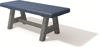 Canetti barnebord grå blå bord for barn lekeplass sittegruppe spisegruppe piknikkbenk rastebenk bord.jpg