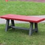 Canetti barnebord grå rød bord for barn lekeplass sittegruppe spisegruppe piknikkbenk rastebenk bord 22.jpg