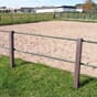 Firkantet stolpe firkantete stolper hagegjerde dyreinnhengning landbruk beitegjerde hestegjerde paddock beit gjerde 1223 kopi.jpg