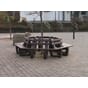 Gatton rund benkesett runde benker parkbenker utemiljø bymiljø parkmiljø byetat 3.JPG
