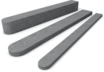 Gjerdestolper stakittgjerde stolpe stolper hagegjerde resirkulert plast vedlikeholdsfritt grå.jpg