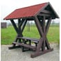 Grand Canion benk benker sittegruppe med tak stort benkesett benkesett camping strand_1.jpg