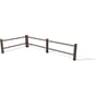 Hestegjerde paddock rail hesteinnhengning gjerde beite hest ponny landbruk ridesenter.jpg