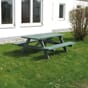 Serengeti benkesett piknikkbenk rastebenk skolebenk rastebenker parkbenker campingbenker idrettslag blomsterkasseriet grå grønn 2d.jpg
