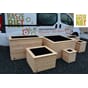 Isolerte blomsterkasser blomsterkasse plantekasser plantekasse terrassekasse terrassekasser Blomsterkasseriet frostsikre terrasse takterrasse sibirsk 
