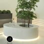 Design ovo laubo plantekasse benk benker hvit aluminium blomsterkasseriet utemiljø innemiljø.jpg