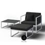 Formal kvadratisk firkantet salongbord kaffebord sofabord bord møbler granitt galvanisert stål moderne trendy uterom innerom stue terrasse1 .jpg