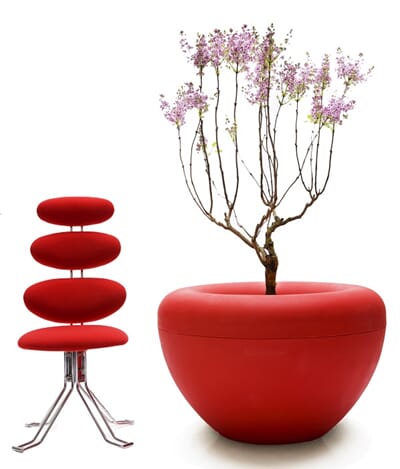 SCOOP_red_RAL 3020 plantekrukke designkrukker krukker plantekrukke store potter street furniture blomsterkasseriet 2.jpg